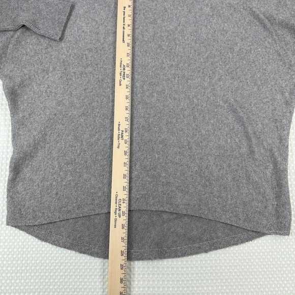 Jennifer Lopez Gray Rhinestone Embellished Turtleneck Sweater Plus Size XXL - Picture 11 of 14